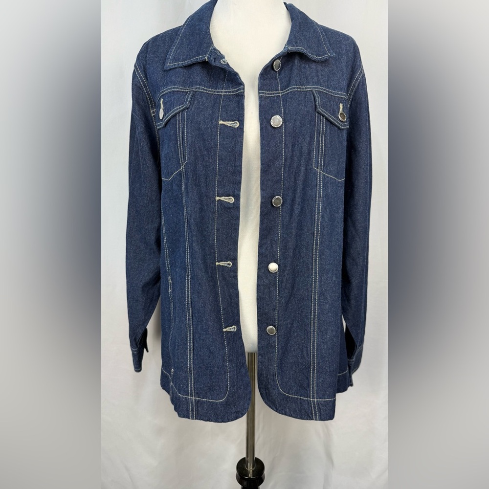 Turtle Bay New York Denim Jacket Size 2XL